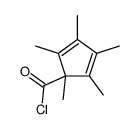 1,2,3,4,5-五甲基-2,4-环戊二烯-1-甲酰氯 结构式