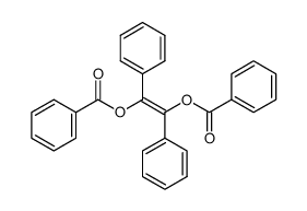 (E)-α,β-Bis(benzoyloxy)stilbene 结构式