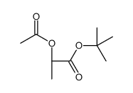 (R)-2-乙酰氧基丙酸叔丁酯 结构式