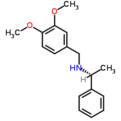 (R)-(+)-(3,4-二甲氧基)苯-1-苯基乙胺 结构式