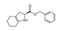 1H-Indole-2-carboxylic acid, 2,3,4,5,6,7-hexahydro-, phenylmethyl ester, (2S)- 结构式