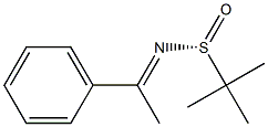 2-Propanesulfinamide, 2-methyl-N-(1-phenylethylidene)-, [S(R)]- 结构式