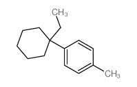 1-(1-乙基环己基)-4-甲基苯 结构式