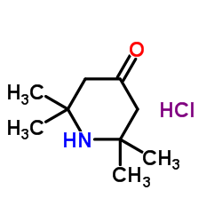 2,2,6,6-四甲基哌啶酮盐酸盐 结构式