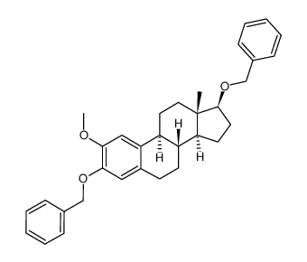 2-甲氧基-3,17-二(苄氧基)-雌甾-1,3,5(10)-三烯-(17β) 结构式