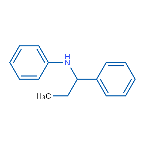 苯基-(1-苯基丙基)-胺 结构式