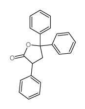 二氢-3,5,5-三苯基-2(3H)-呋喃酮 结构式