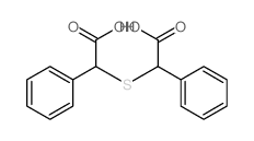 Benzeneacetic acid, a,a'-thiobis- 结构式