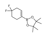 4,4-二氟环己烯-1-硼酸频哪醇酯 结构式