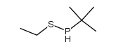 Phosphinothious acid, (1,1-dimethylethyl)-, ethyl ester (9CI) 结构式
