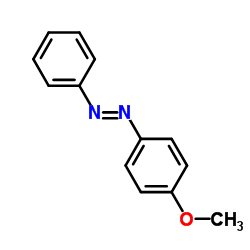 4-甲氧基偶氮苯 结构式