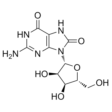 8-羟基鸟苷 结构式