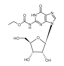 N-乙氧羰基鸟苷 结构式