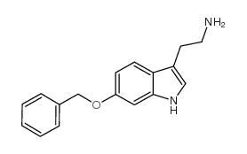 3-(2-氨基乙基)-6-苄氧基吲哚 结构式