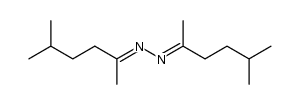 2-Hexanone, 5-methyl-, 2-(1,4-dimethylpentylidene)hydrazone 结构式