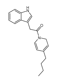 1-(4-丁基-1(2H)-吡啶基)-2-(1H-吲哚-3-基)乙酮 结构式