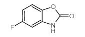 5-氟-2(3H)-苯并噁唑酮 结构式