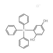 2-(Triphenylphosphoranyl)-1,4-benzenediol 结构式