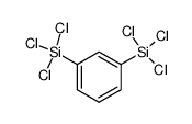 1,3-亚苯基双(三氯硅烷) 结构式