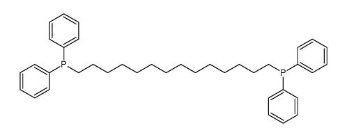 Phosphine, 1,1'-(1,14-tetradecanediyl)bis[1,1-diphenyl- 结构式