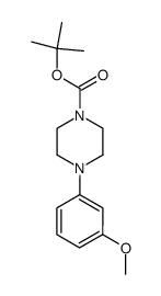 tert-butyl 4-(3-methoxylphenyl)piperazine-1-carboxylate 结构式