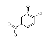 2-氯-5-硝基吡啶-1-氧化物 结构式