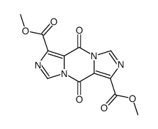 5H,10H-Diimidazo[1,5-a:1',5'-d]pyrazine-1,6-dicarboxylic acid, 5,10-dioxo-, 1,6-dimethyl ester 结构式