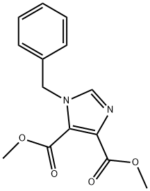 1-苄基-1H-咪唑-4,5-二甲酸二甲酯 结构式