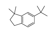 1,1-二甲基-6-叔丁基茚满 结构式