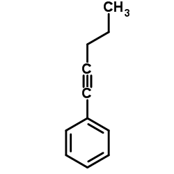 1-苯基-1-戊炔 结构式