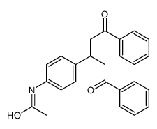 Acetamide, N-[4-[3-oxo-1-(2-oxo-2-phenylethyl)-3-phenylpropyl]phenyl]- 结构式