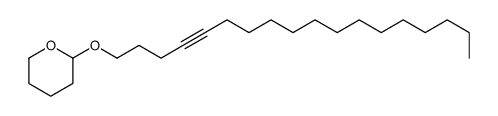 四氢-2-(4-十八炔-1-基氧基)-2H-吡喃 结构式