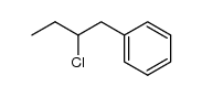 Benzene, (2-chlorobutyl)- 结构式