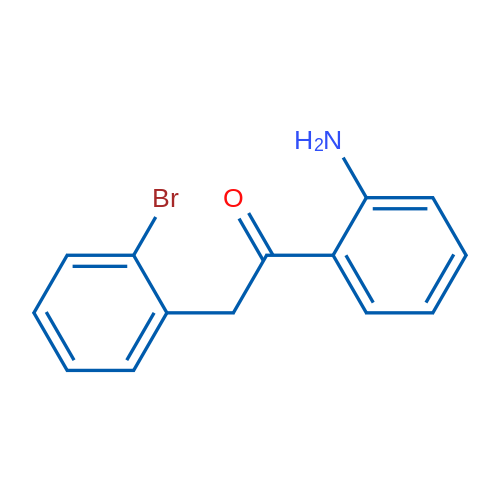 Ethanone, 1-(2-aminophenyl)-2-(2-bromophenyl)- 结构式