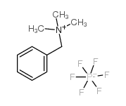 苄基三甲基六氟磷酸铵 结构式
