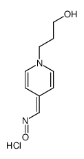 4-[(羟亚氨基)甲基]-1-(3-羟丙基)吡啶鎓氯化物(1:1) 结构式
