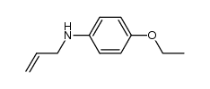 4-乙氧基-N-2-丙烯-1-基苯胺 结构式