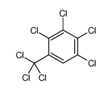 1,2,3,4-四氯-5-(三氯甲基)苯 结构式