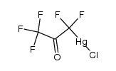 氯(1,1,3,3,3-五氟-2-氧代丙基)汞 结构式