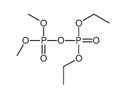 Diphosphoric acid P1,P1-diethyl-P2,P2-dimethyl ester 结构式