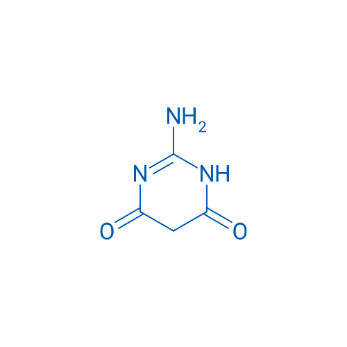 2-氨基-4,6(1H,5H)-嘧啶二酮 结构式