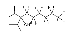 3-Nonanol, 4,4,5,5,6,6,7,7,8,8,9,9,9-tridecafluoro-2-methyl-3-(1-methylethyl)- 结构式