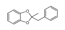 2-苄基-2-甲基-1,3-苯并二氧杂环戊烯 结构式