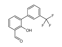2-羟基-3'-(三氟甲基)-[1,1'-联苯]-3-甲醛 结构式