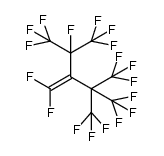 Pentane, 3-(difluoromethylene)-1,1,1,2,5,5,5-heptafluoro-2,4,4-tris(trifluoromethyl)- 结构式