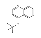 4-叔丁氧基喹唑啉 结构式