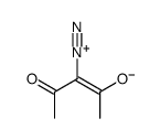3-重氮戊烷-2,4-二酮 结构式