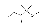 Silane, methoxydimethyl(1-methylpropyl)- 结构式