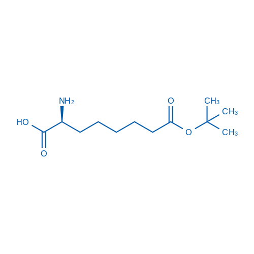 (S)-2-氨基-8-(叔丁氧基)-8-氧代辛酸 结构式