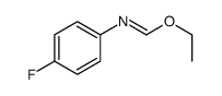 N-(4-氟苯基)甲亚氨酸乙酯 结构式